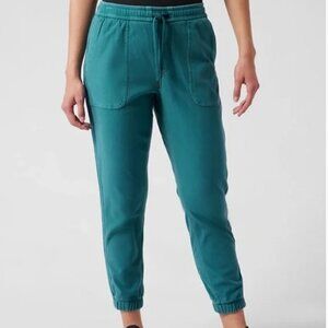 Athleta Borealis Teal Farallon Jogger Pants, size Large